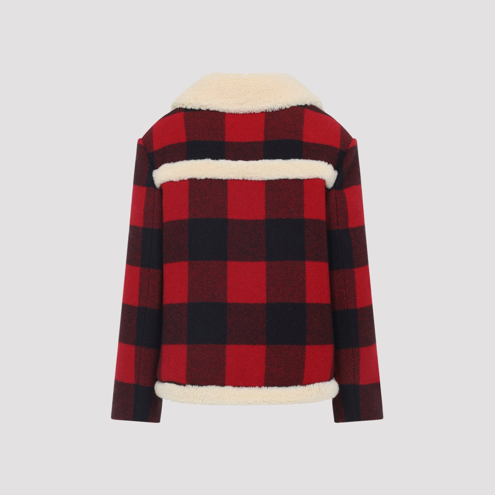 CELINE Caban Shearling Wool Jacket