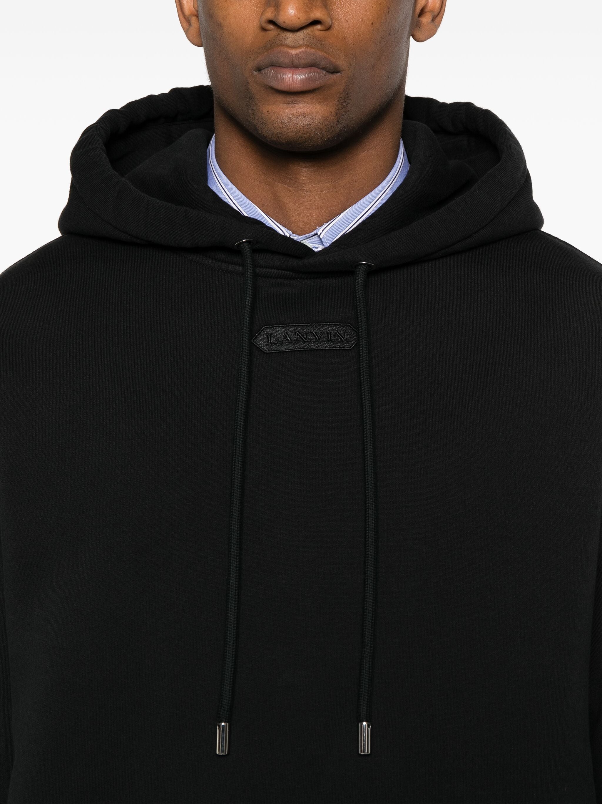 LANVIN Mini Patch Hoodie for Men