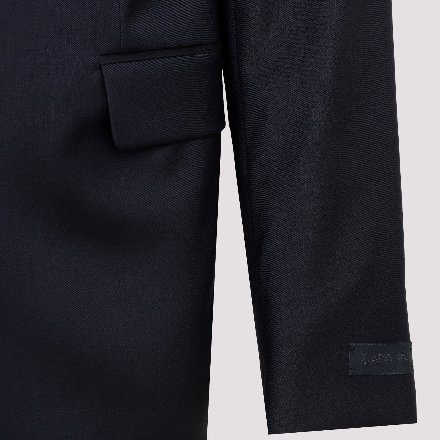 LANVIN Single Breasted Flap Pockets Jacket - Men's