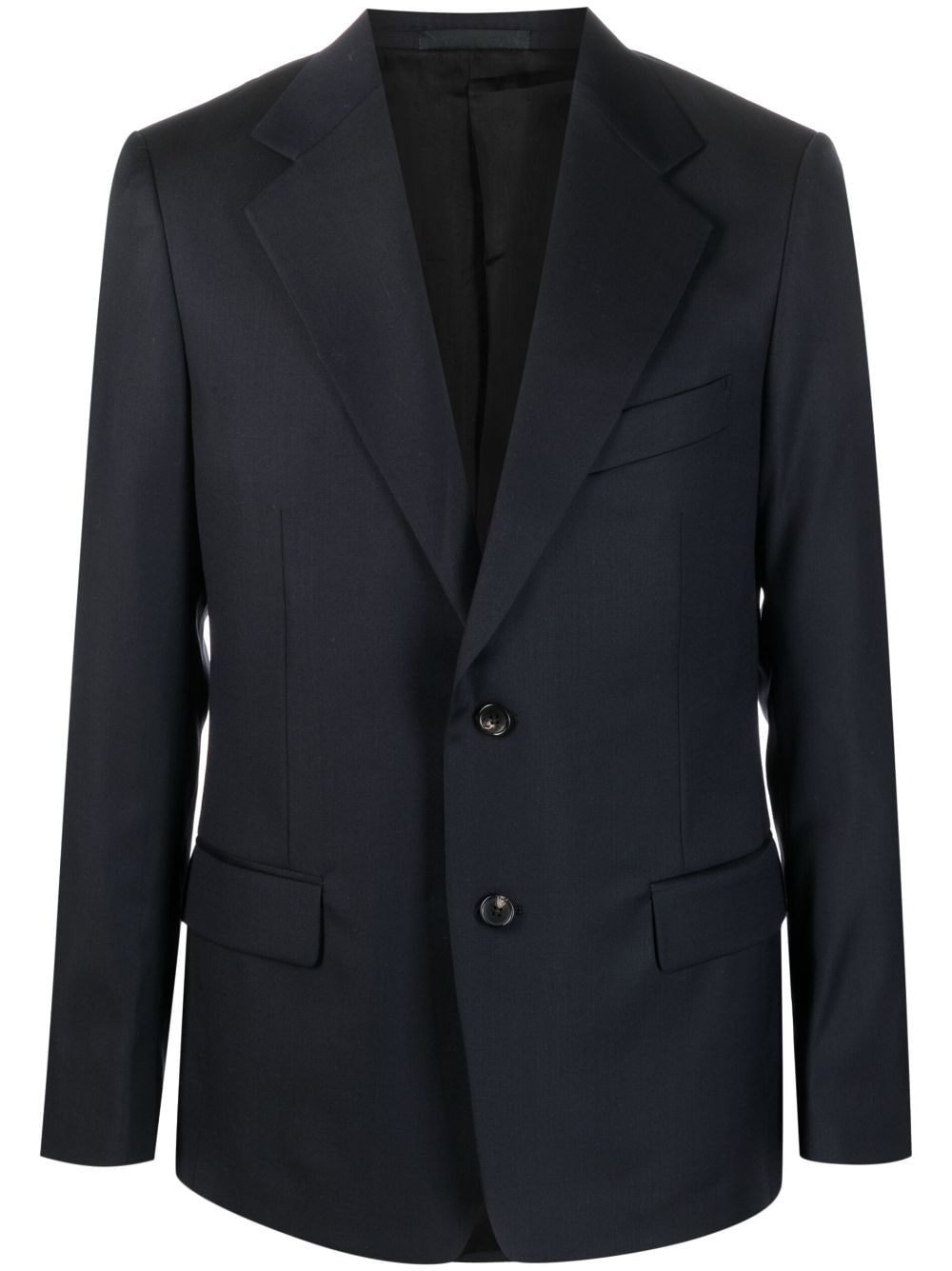 LANVIN Single-Breasted Virgin Wool Blazer