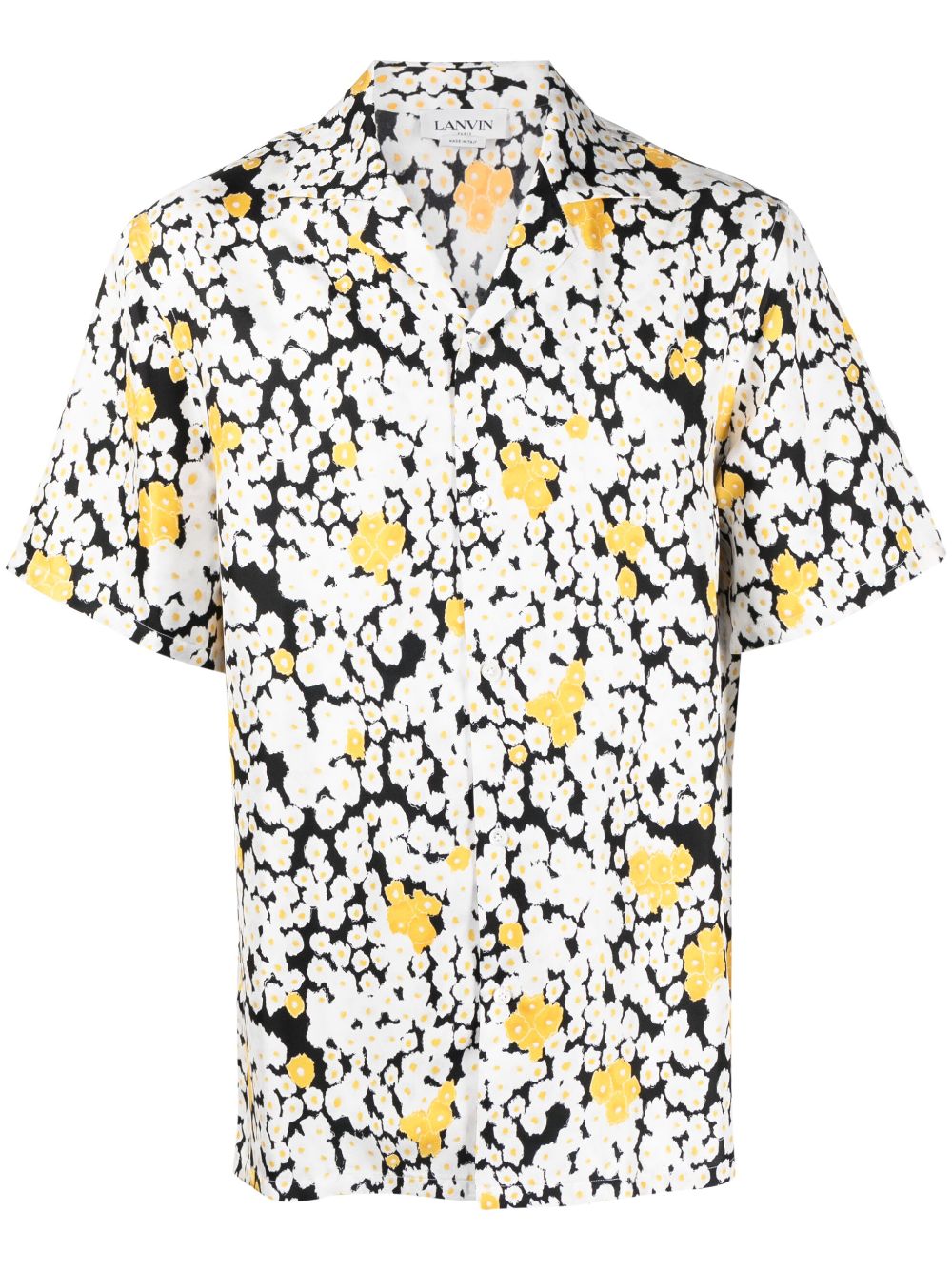 LANVIN Floral Printed Silk Shirt - Mini
