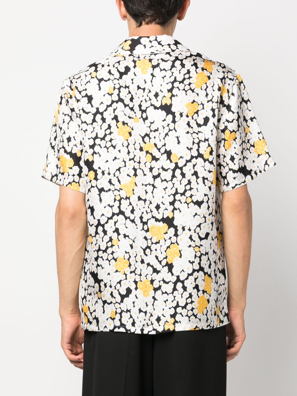LANVIN Floral Printed Silk Shirt - Mini