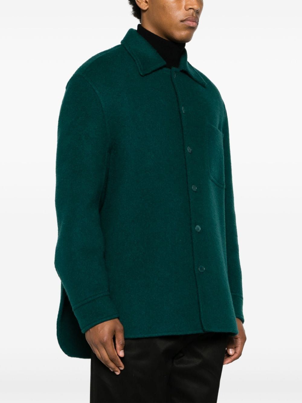 LANVIN Twisted Cocoon Overshirt for Men - FW23