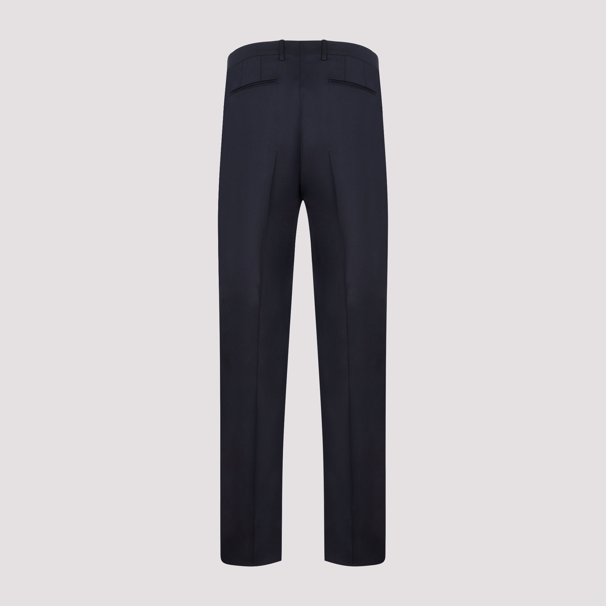 LANVIN Tailored Slim Fit Wool Trousers