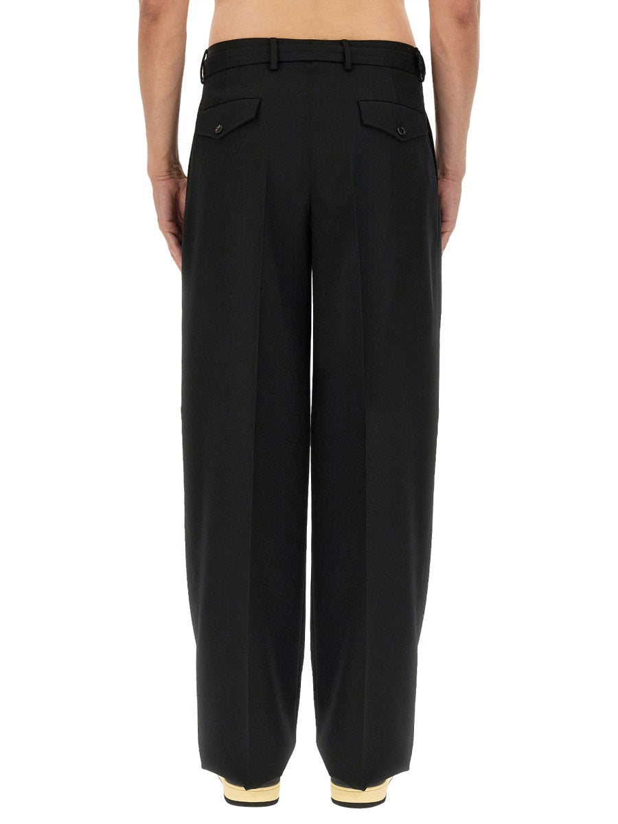LANVIN Wide Leg Pants for Men
