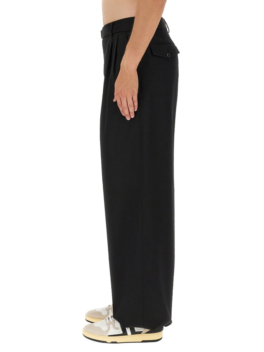 LANVIN Wide Leg Pants for Men
