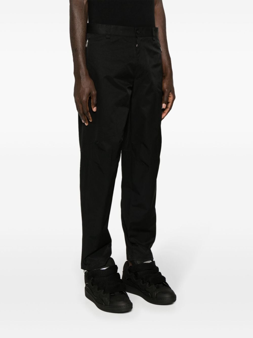 LANVIN Cotton Blend Biker Trousers for Men