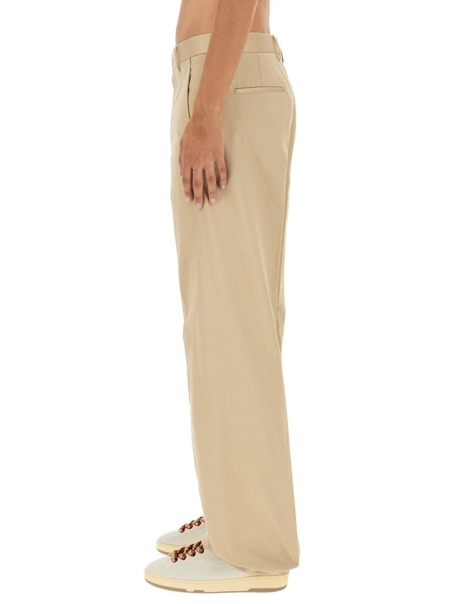 LANVIN Relaxed Fit Twisted Chino Pants - Size 50