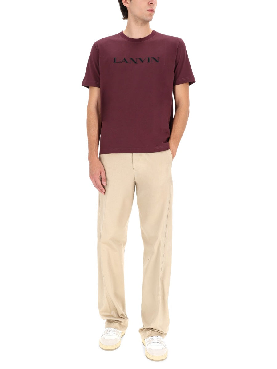 LANVIN Classic Cotton T-Shirt for Men - FW25 Collection