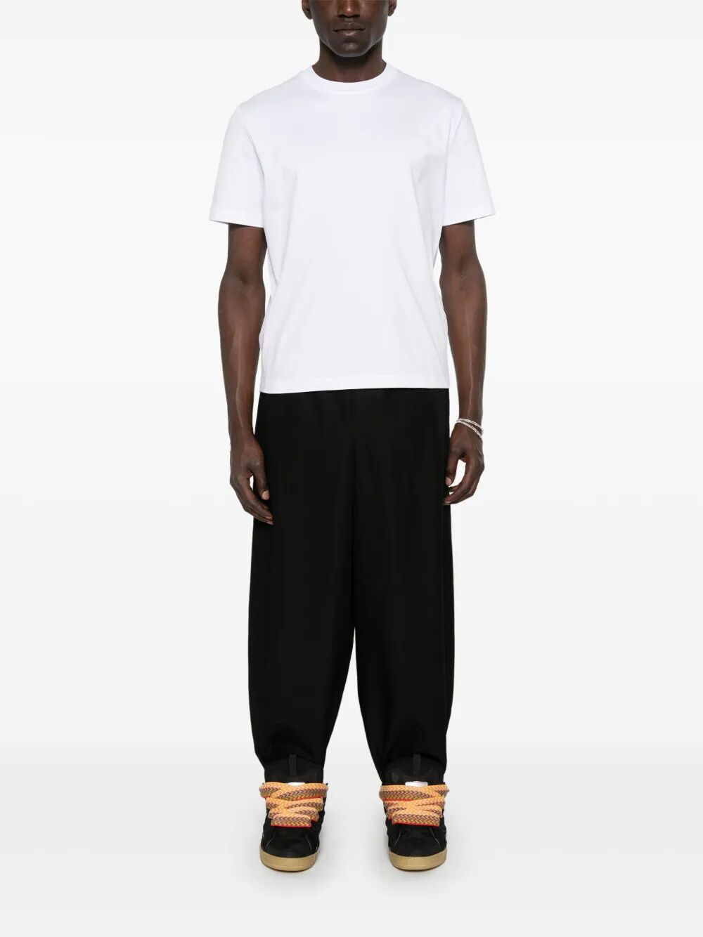 LANVIN Cotton Logo T-Shirt for Men - SS25 Collection