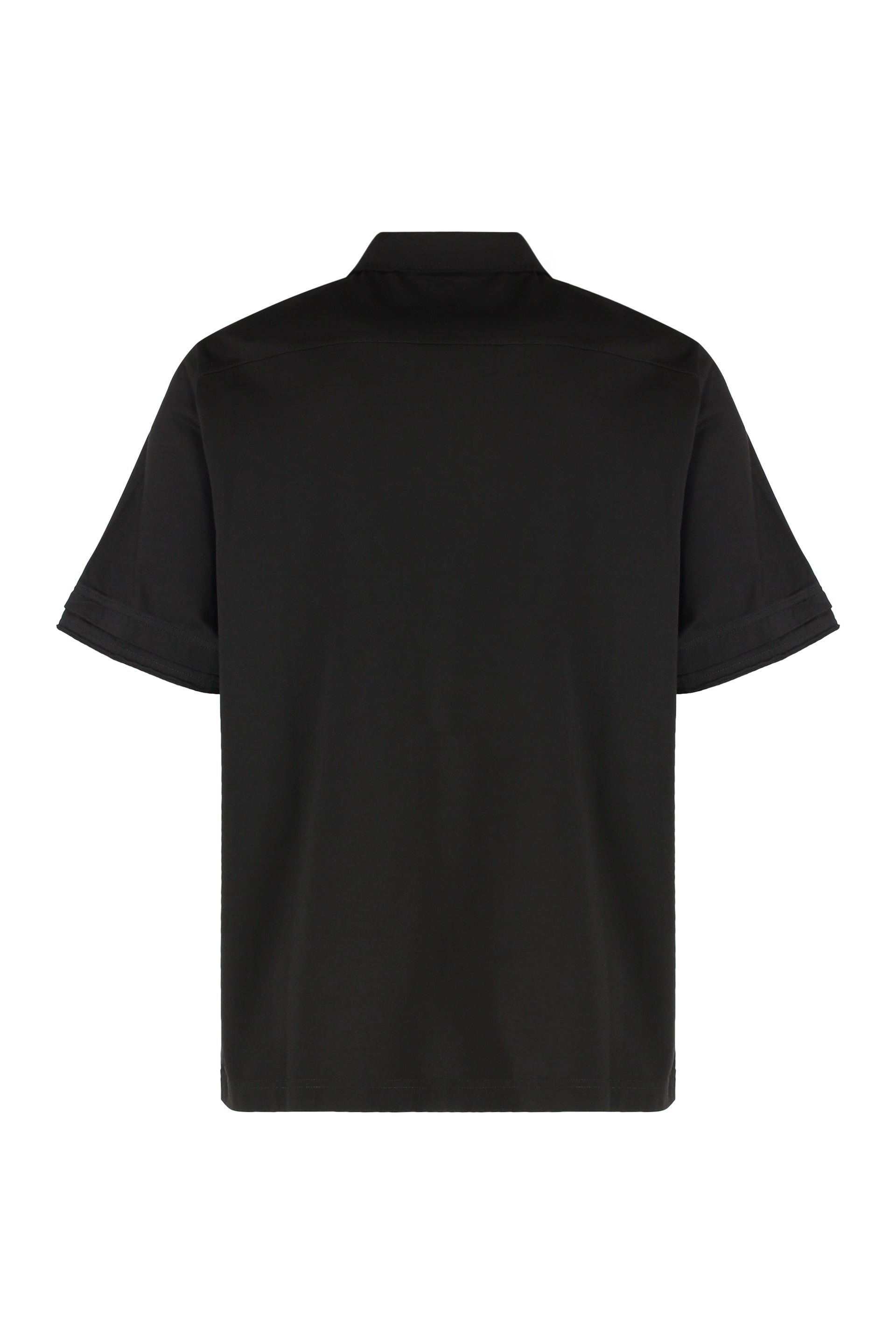 ROBERTO COLLINA Men's Cotton Polo Shirt with Side Slits