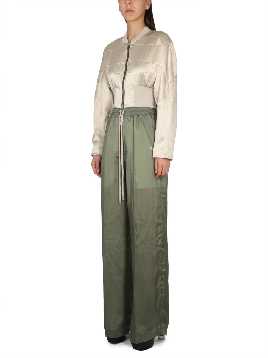 RICK OWENS Flight Jacket with Zipper Closure