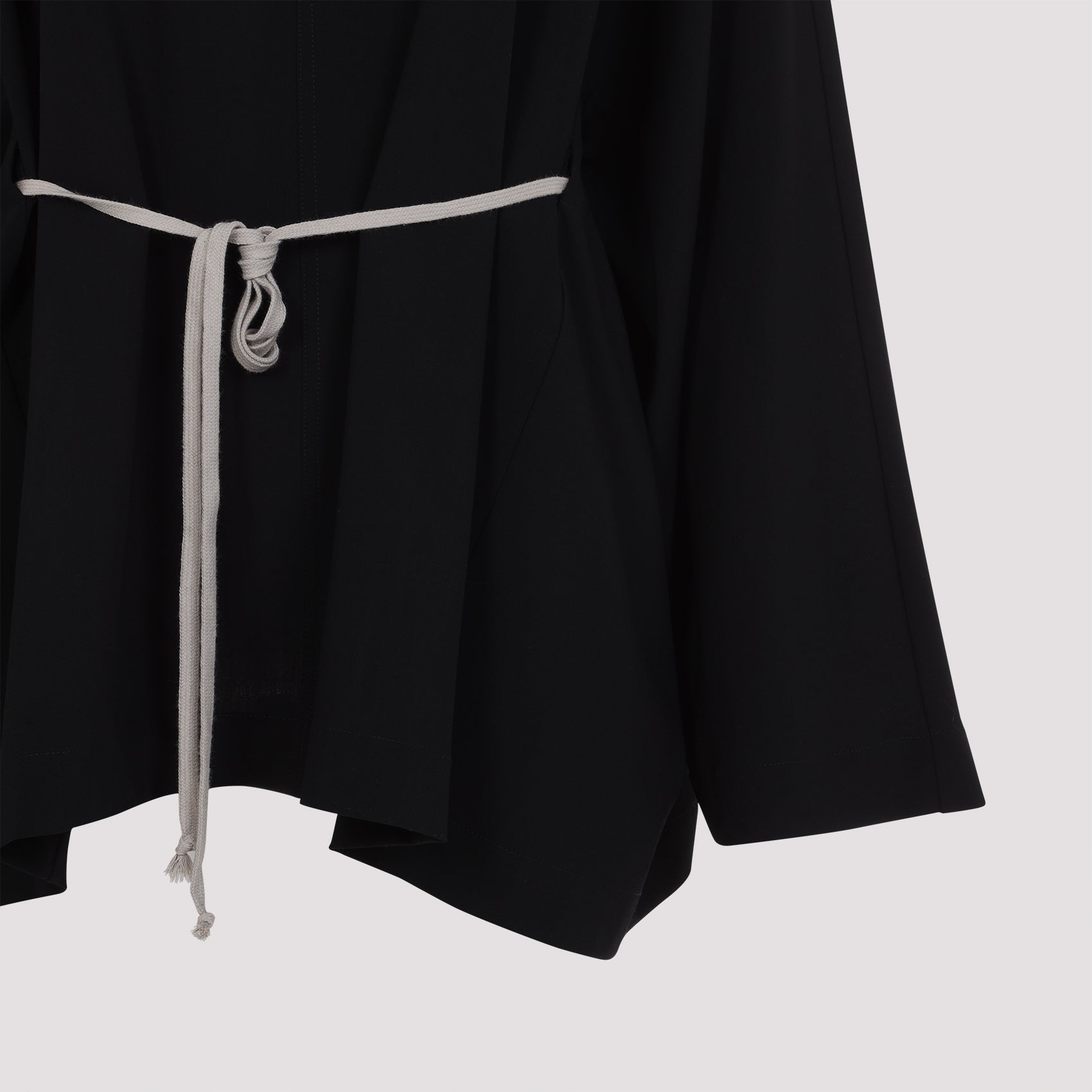 RICK OWENS Hooded Mini Tunic Dress