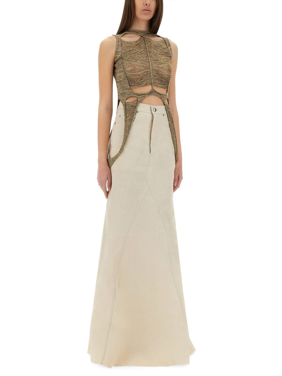 RICK OWENS Wool Blend Mini Top