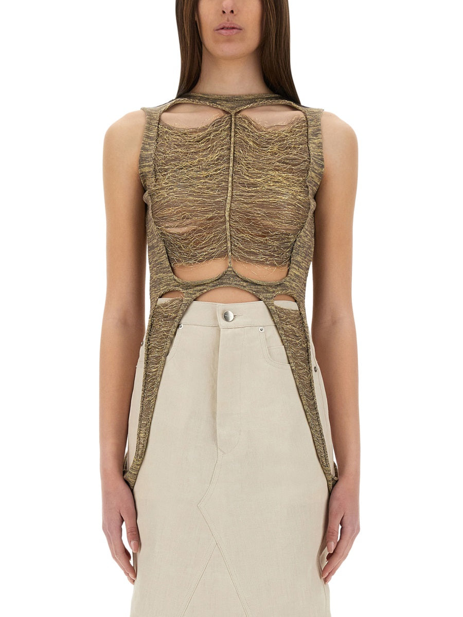 RICK OWENS Wool Blend Mini Top