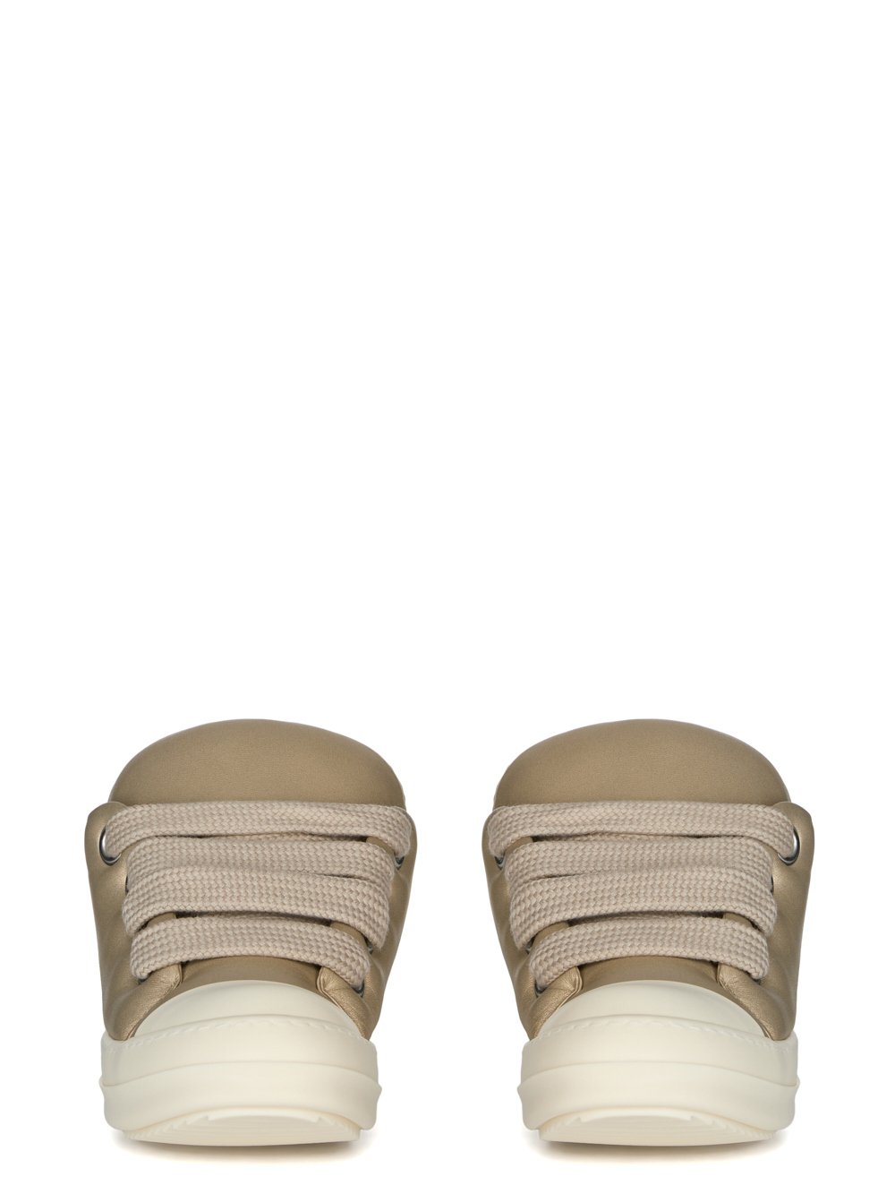 RICK OWENS Low-Top Jumbolaced Sneakers with Shark-Tooth Soles