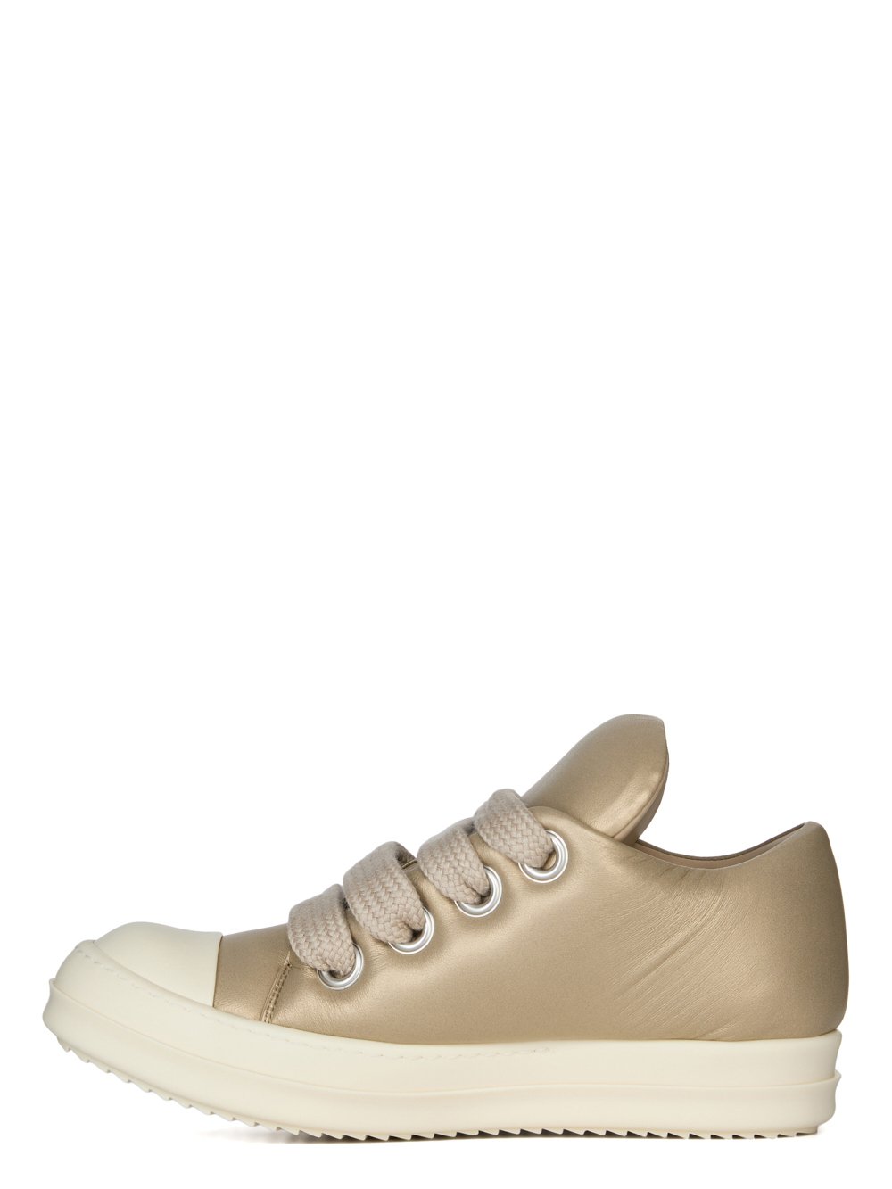 RICK OWENS Low-Top Jumbolaced Sneakers with Shark-Tooth Soles