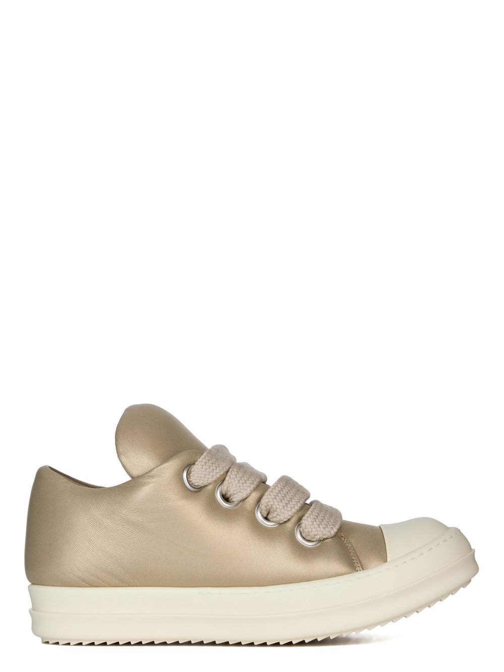 RICK OWENS Low-Top Jumbolaced Sneakers with Shark-Tooth Soles