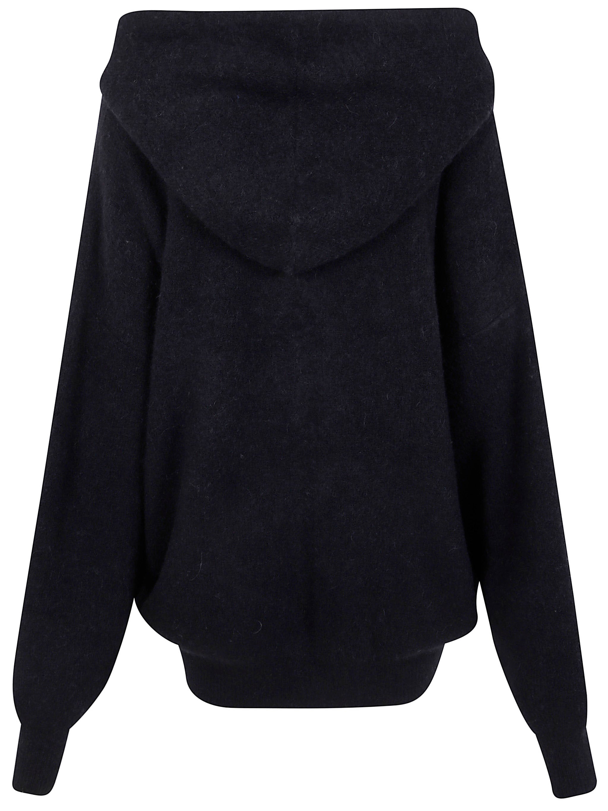 RICK OWENS Hooded Alpaca Blend Sweatshirt for Women