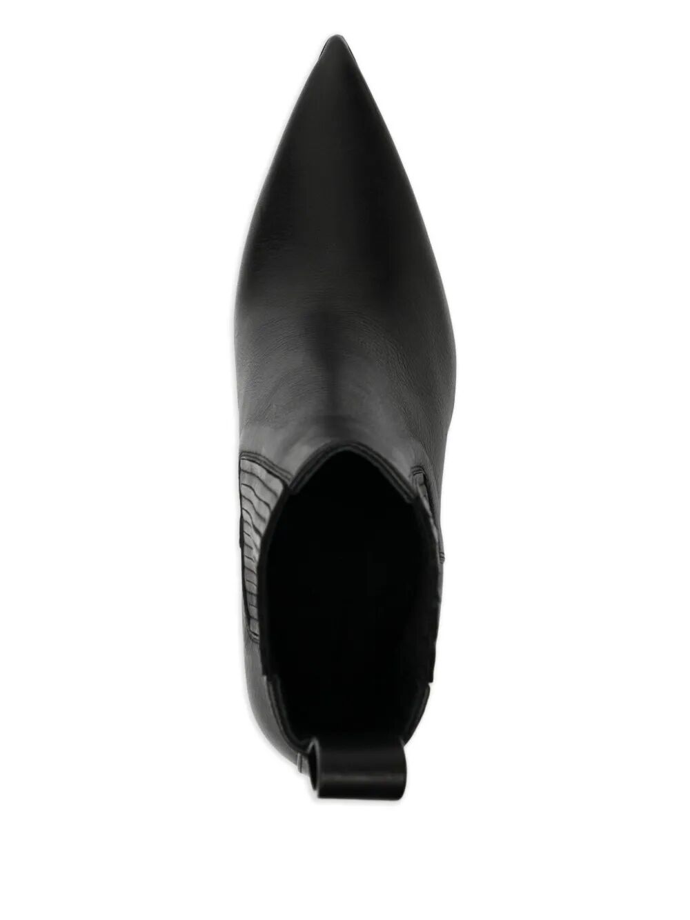 RICK OWENS Branded Insole Pointed Toe Boots for Women