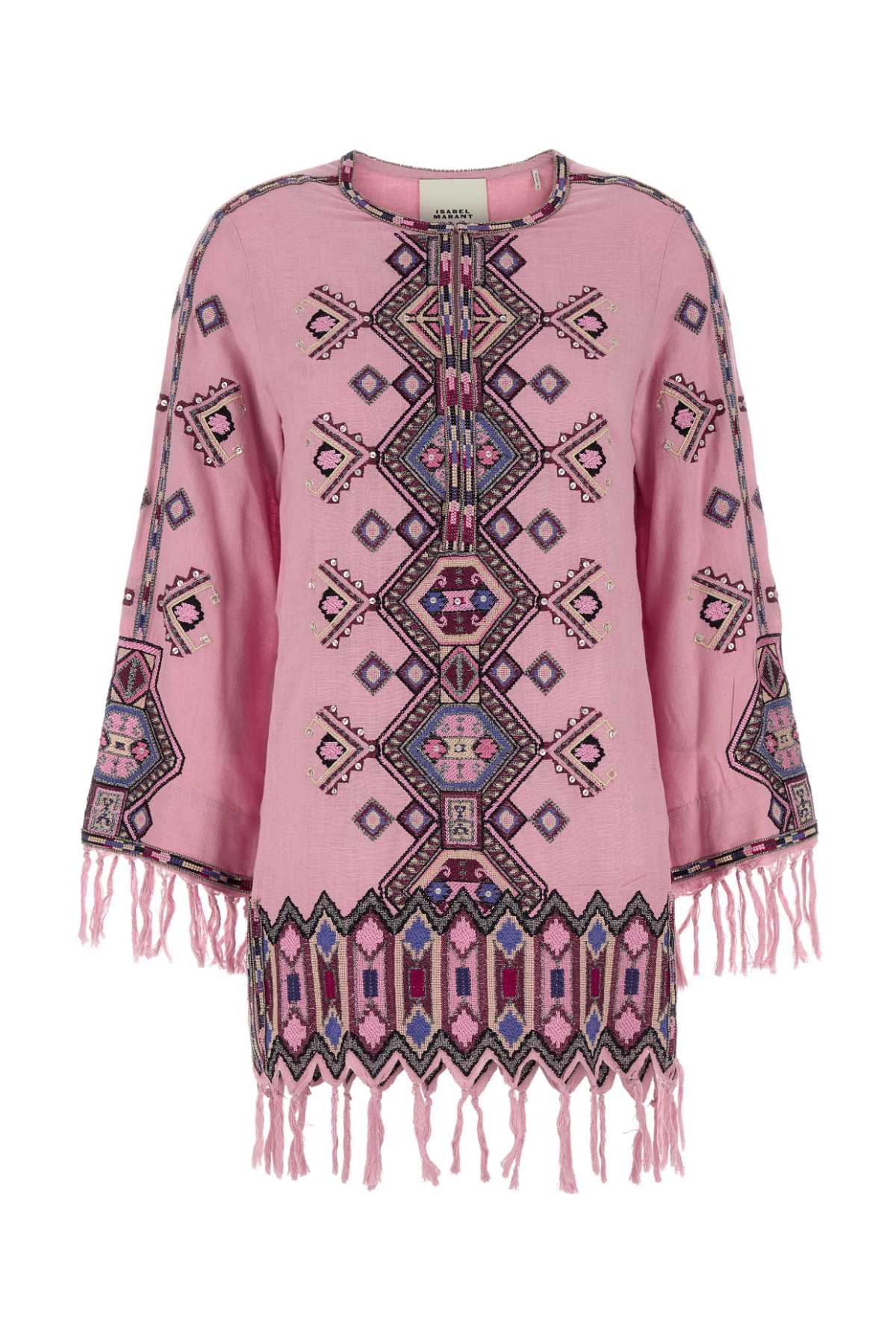 ISABEL MARANT Embroidered Silk Mini Dress for Women