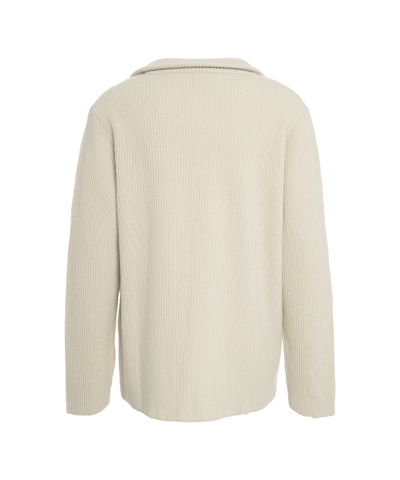 ROBERTO COLLINA Luxurious Men's Wool Cardigan with Notch Collar