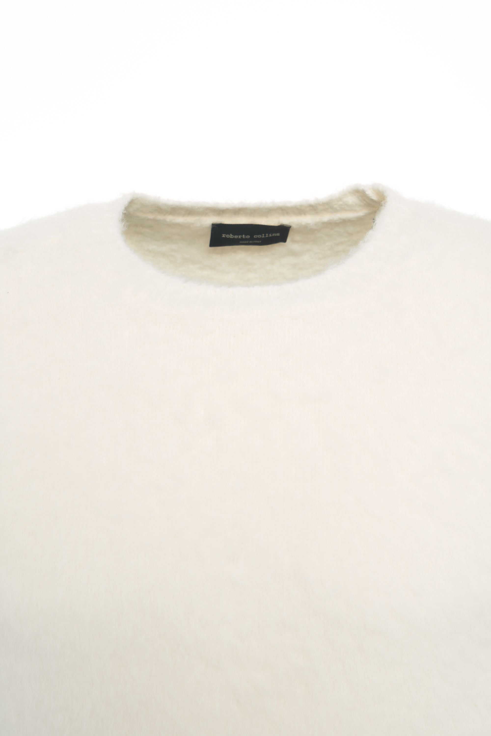 ROBERTO COLLINA Brushed Knit Pullover Sweater for Men