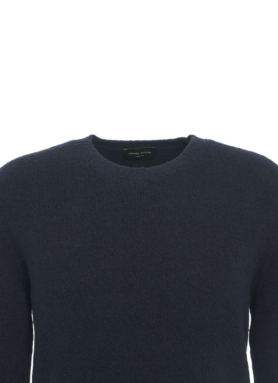 ROBERTO COLLINA Classic Wool Blend Pullover for Men