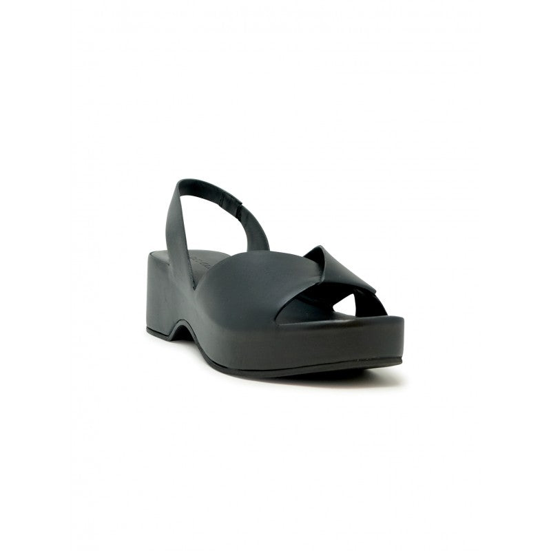 ROBERTO DEL CARLO Elegant Leather Sandals with 50 mm Heel