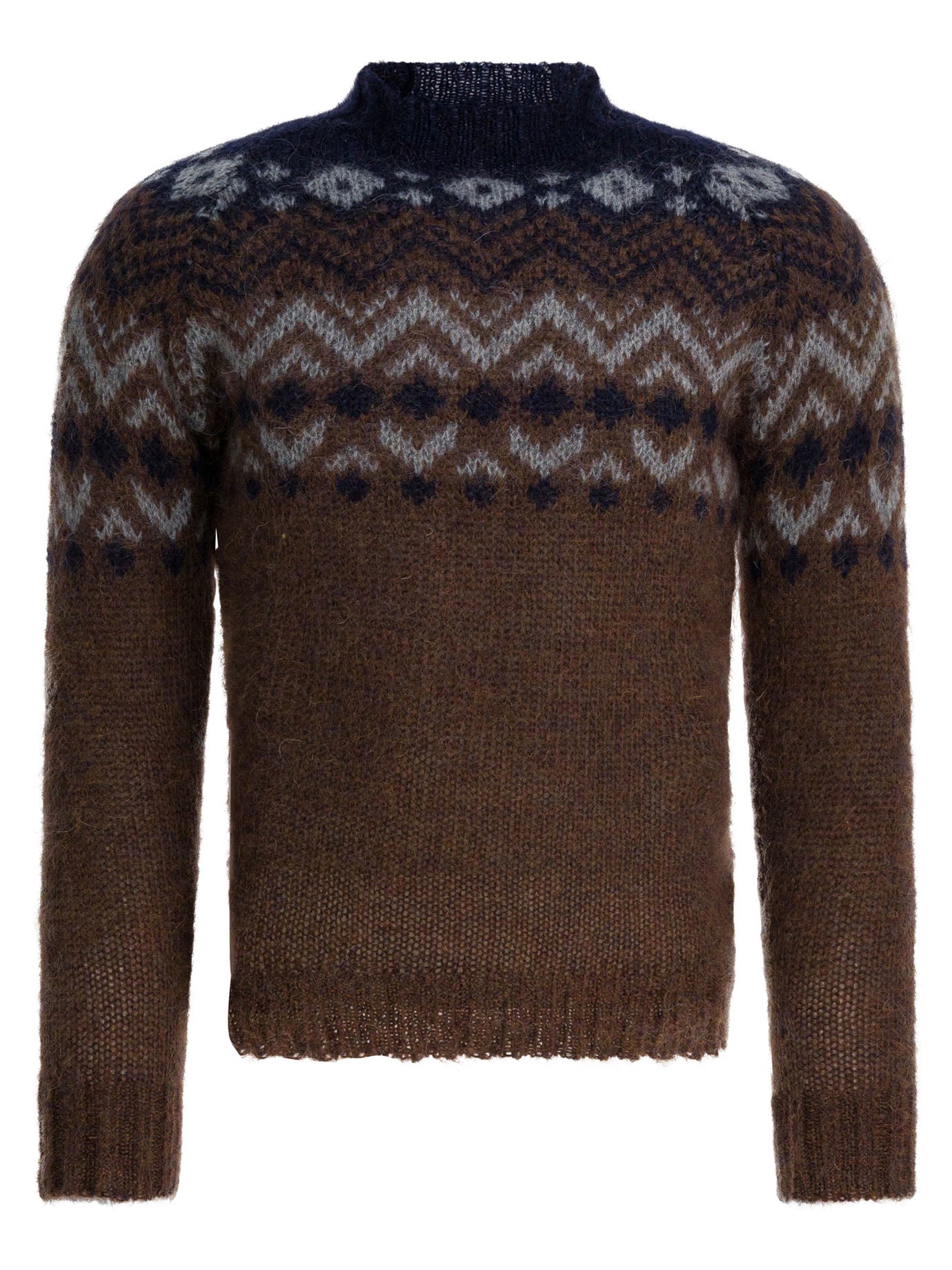 RAKKI Men's Classic Crewneck Sweater - Textured Knit