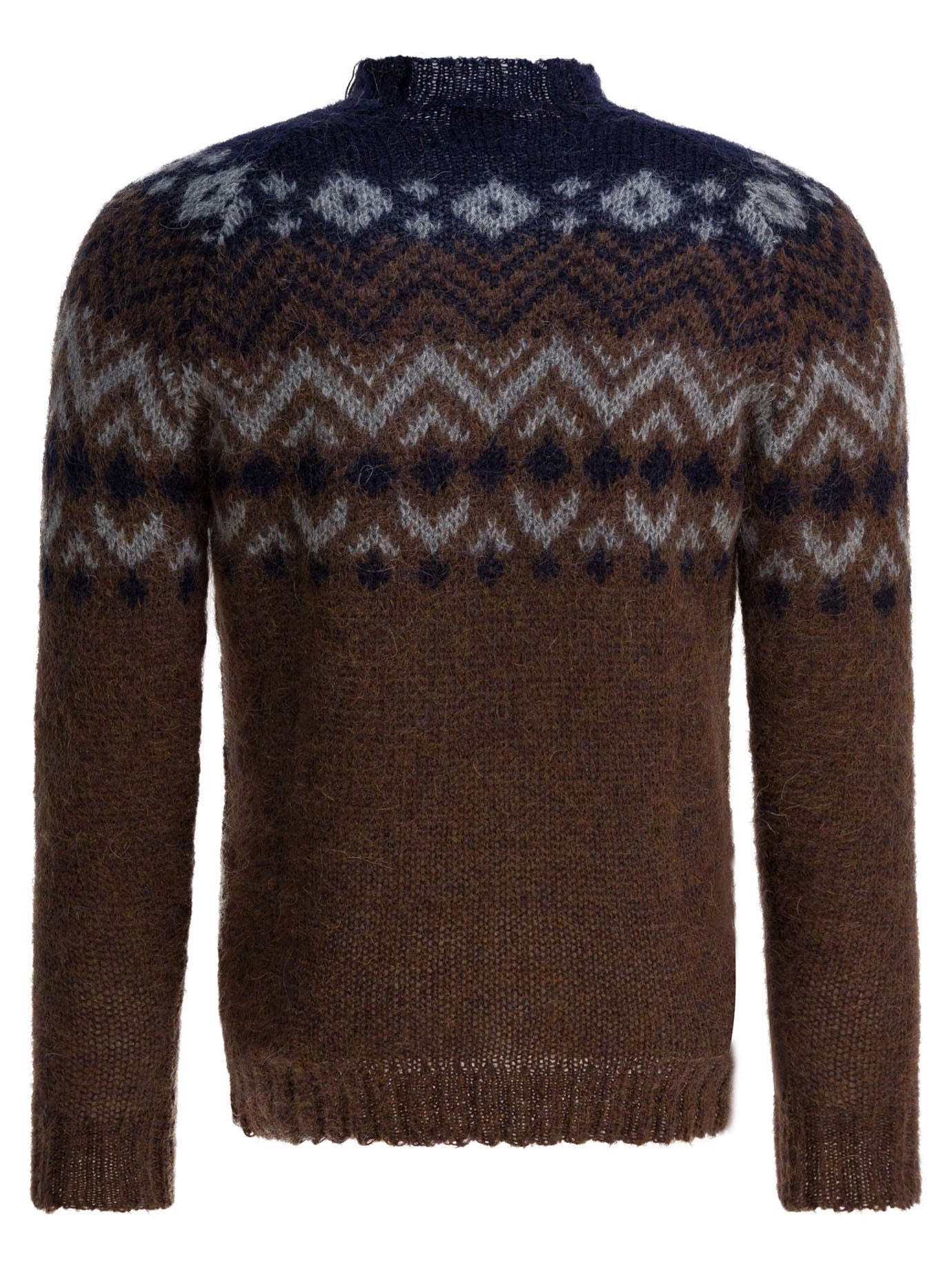 RAKKI Men's Classic Crewneck Sweater - Textured Knit