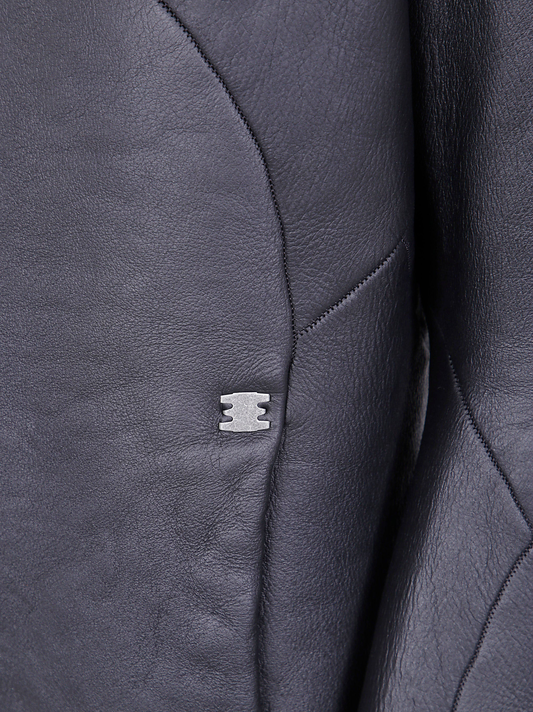 ISAAC SELLAM Robust Leather Jacket for Men