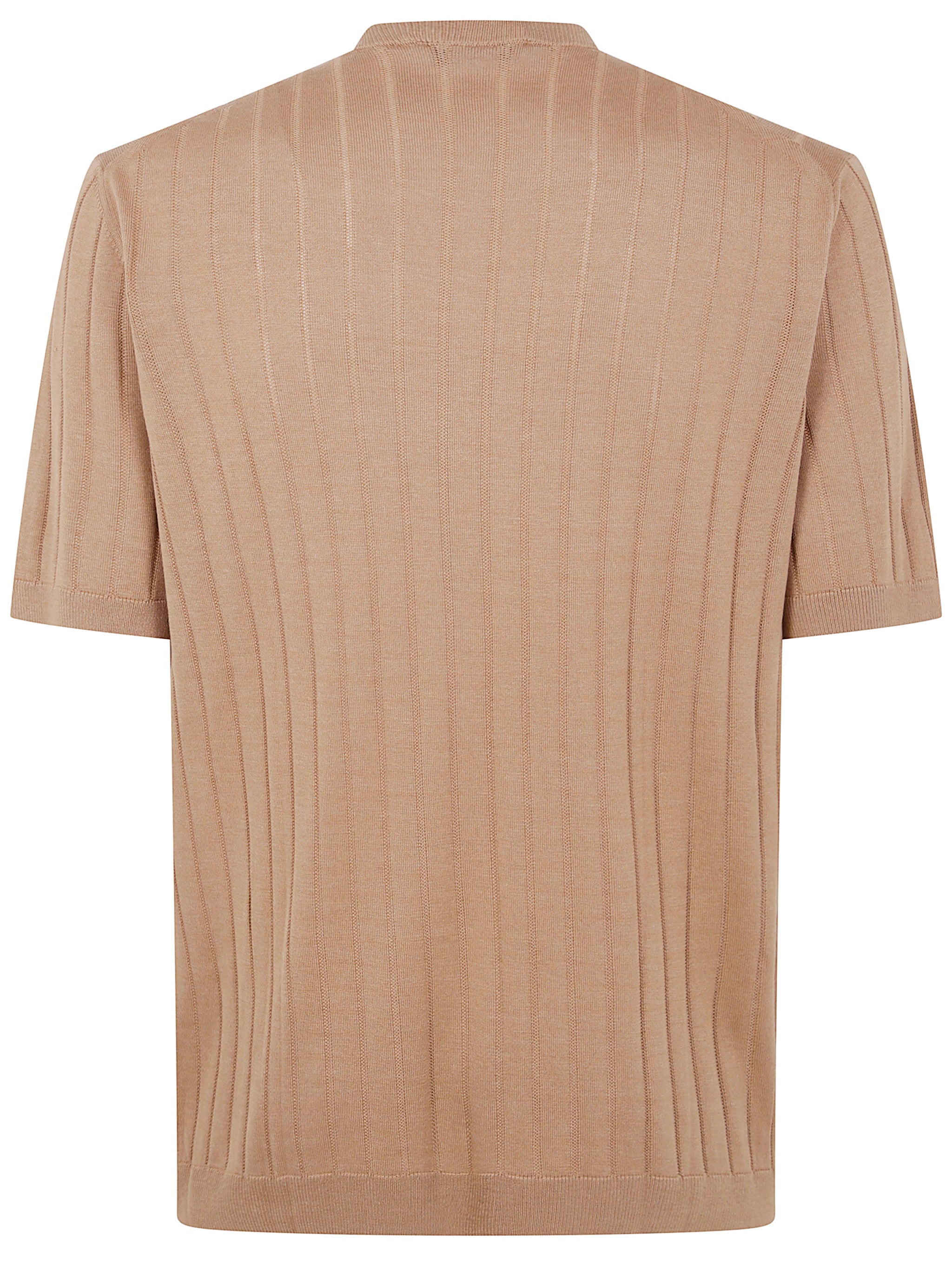 TAGLIATORE Ribbed Knit Tee Shirt for Men