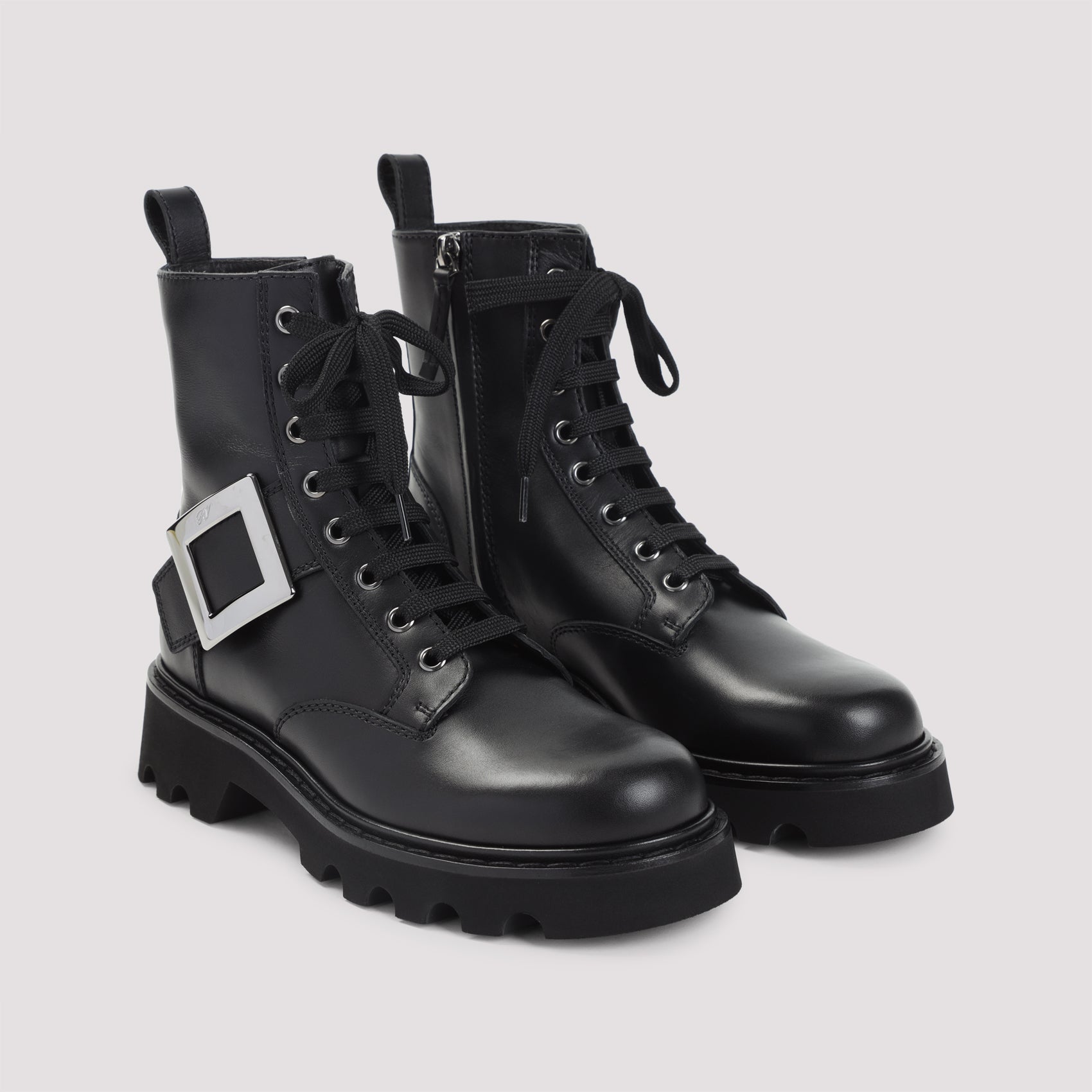 ROGER VIVIER Classic Ankle Boots with Comfortable Heel