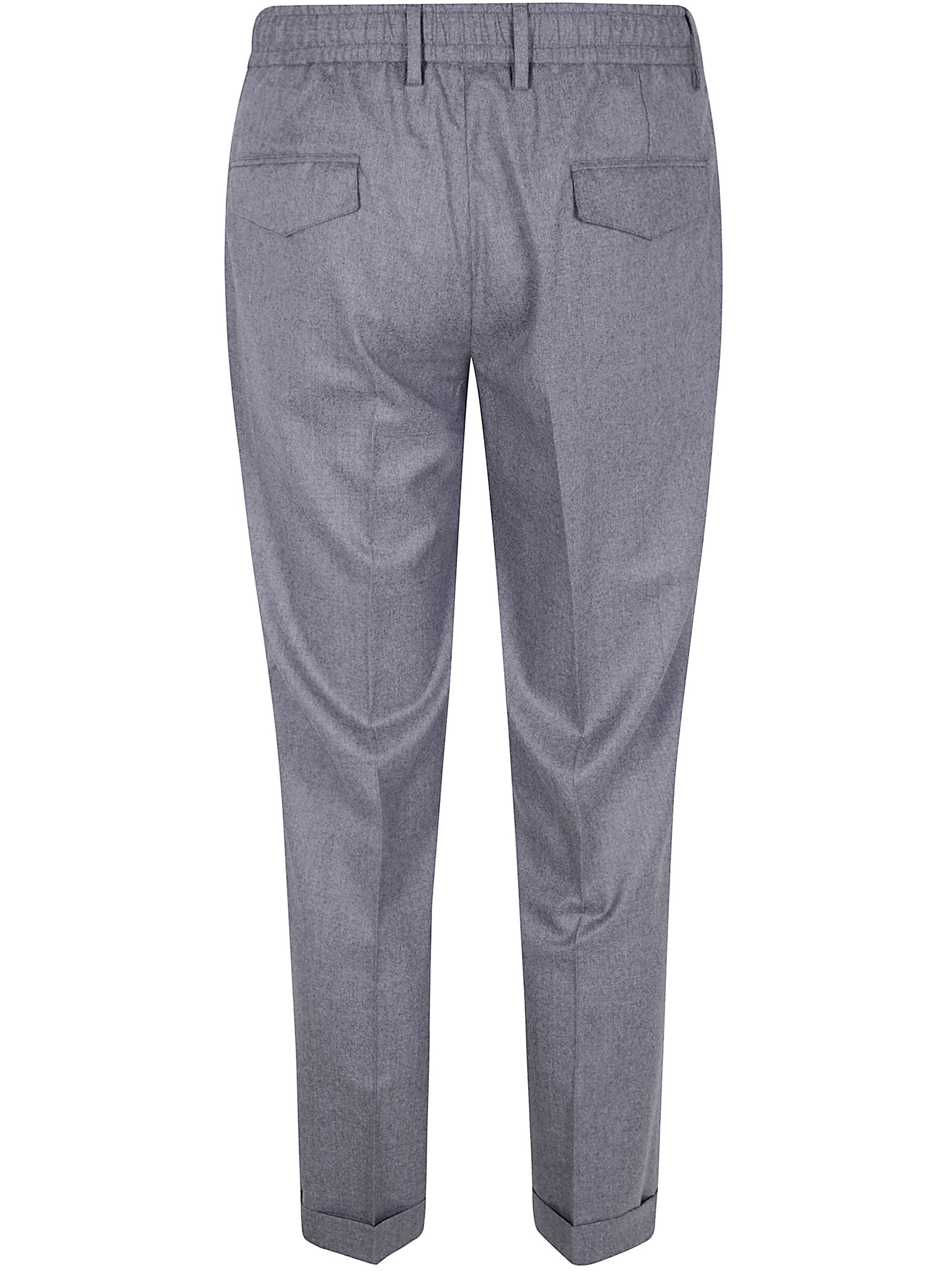 BARBA Napoli Culotte Style Trouser with Drawstring - FW25