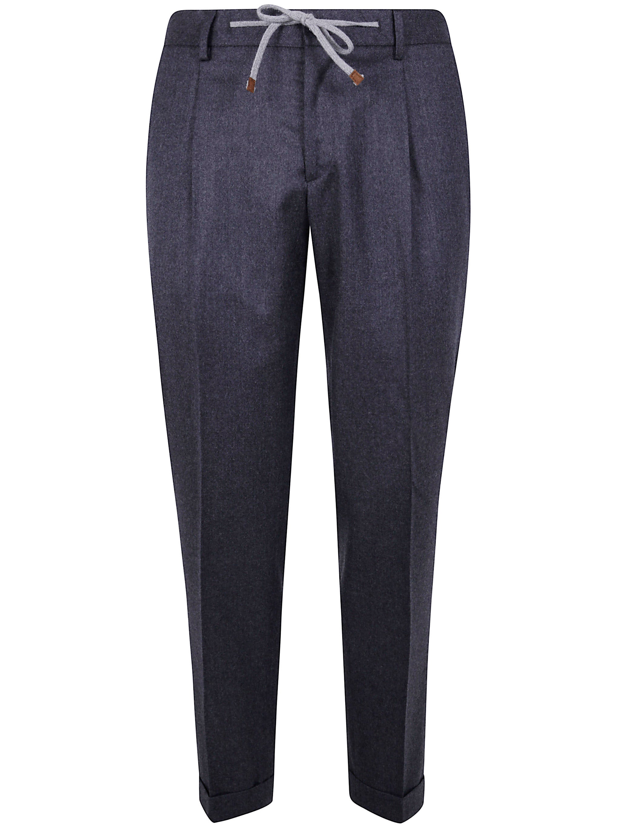 BARBA Napoli Men's Mini Flanel Coulisse Chino Trousers