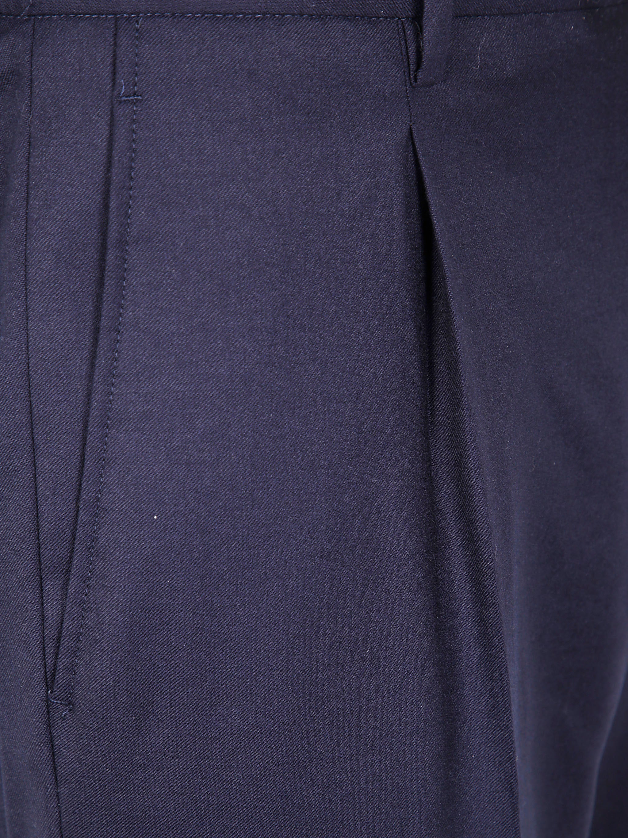 BARBA Napoli Chic Flannel Coulette Chino Trousers