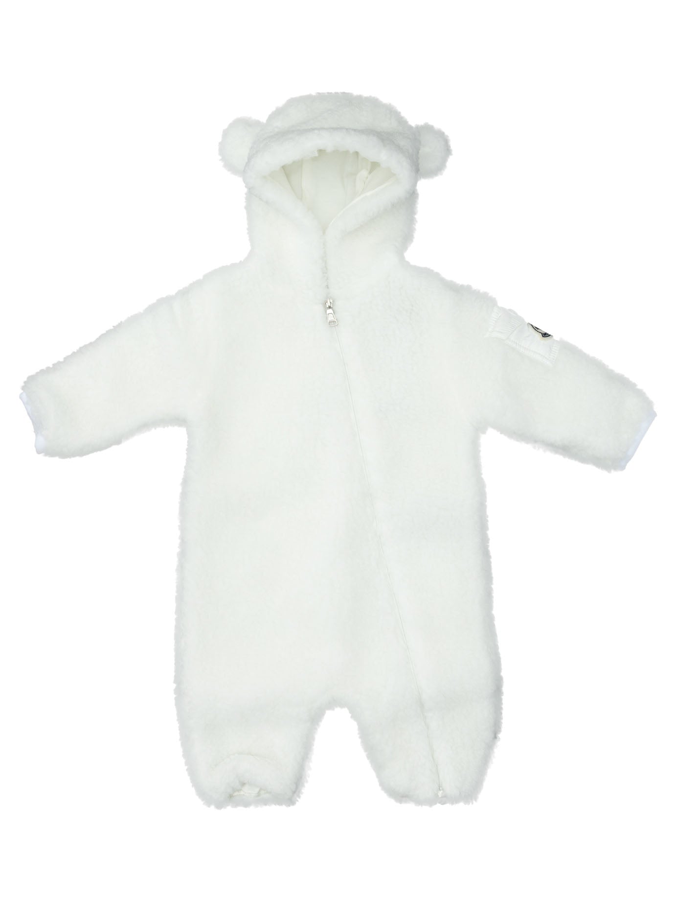 MONCLER KIDS Mini Nylon Cotton Lined Romper for Boys - FW25