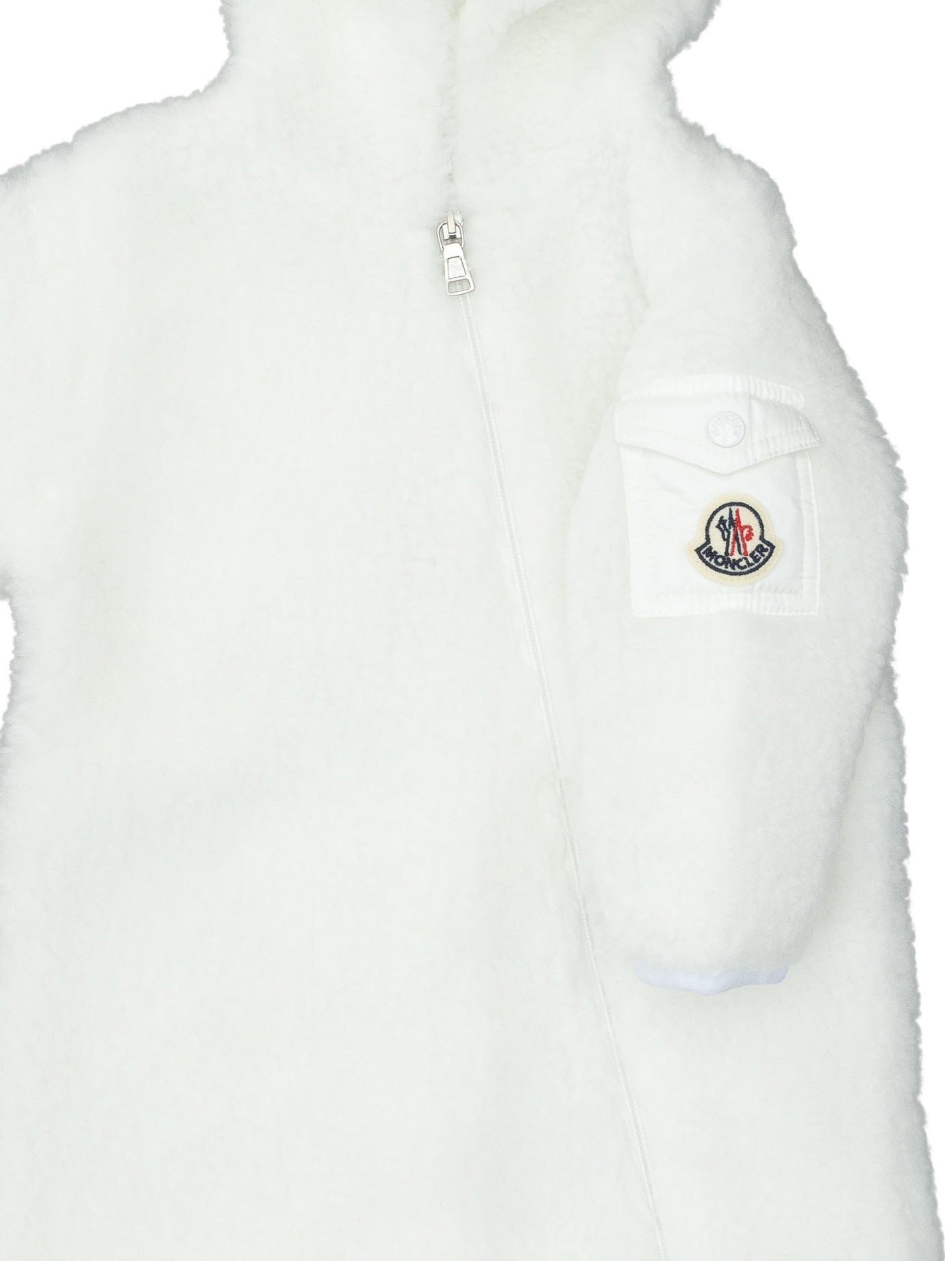 MONCLER KIDS Mini Nylon Cotton Lined Romper for Boys - FW25