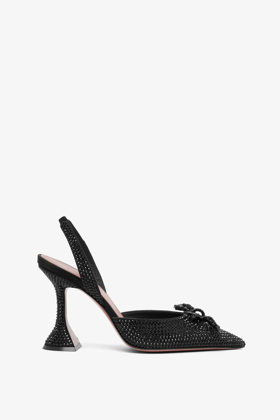 AMINA MUADDI Mini Sling Satin Pumps