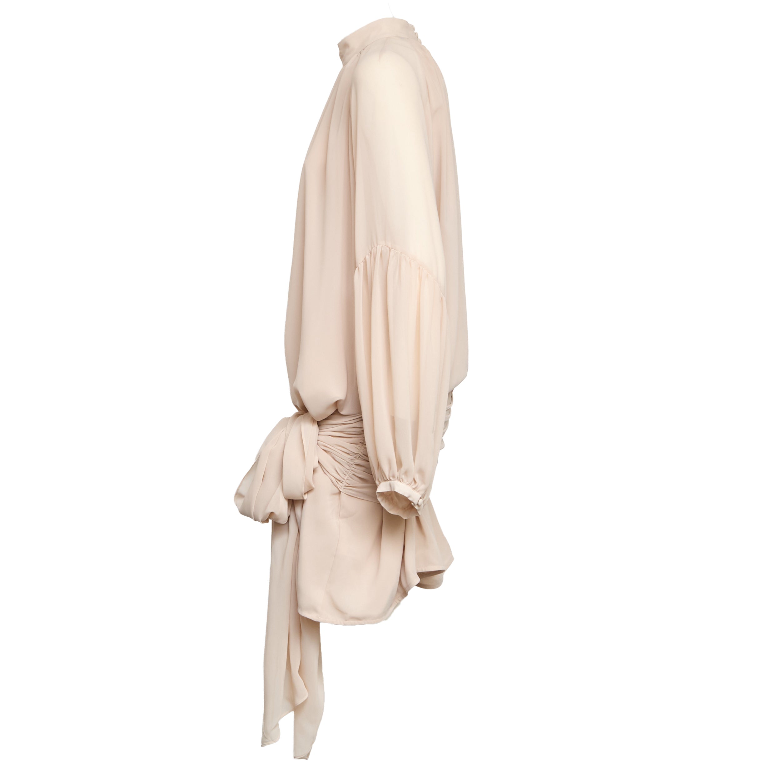 ROTATE Chic Mini Chiffon Dress with Tie Belt