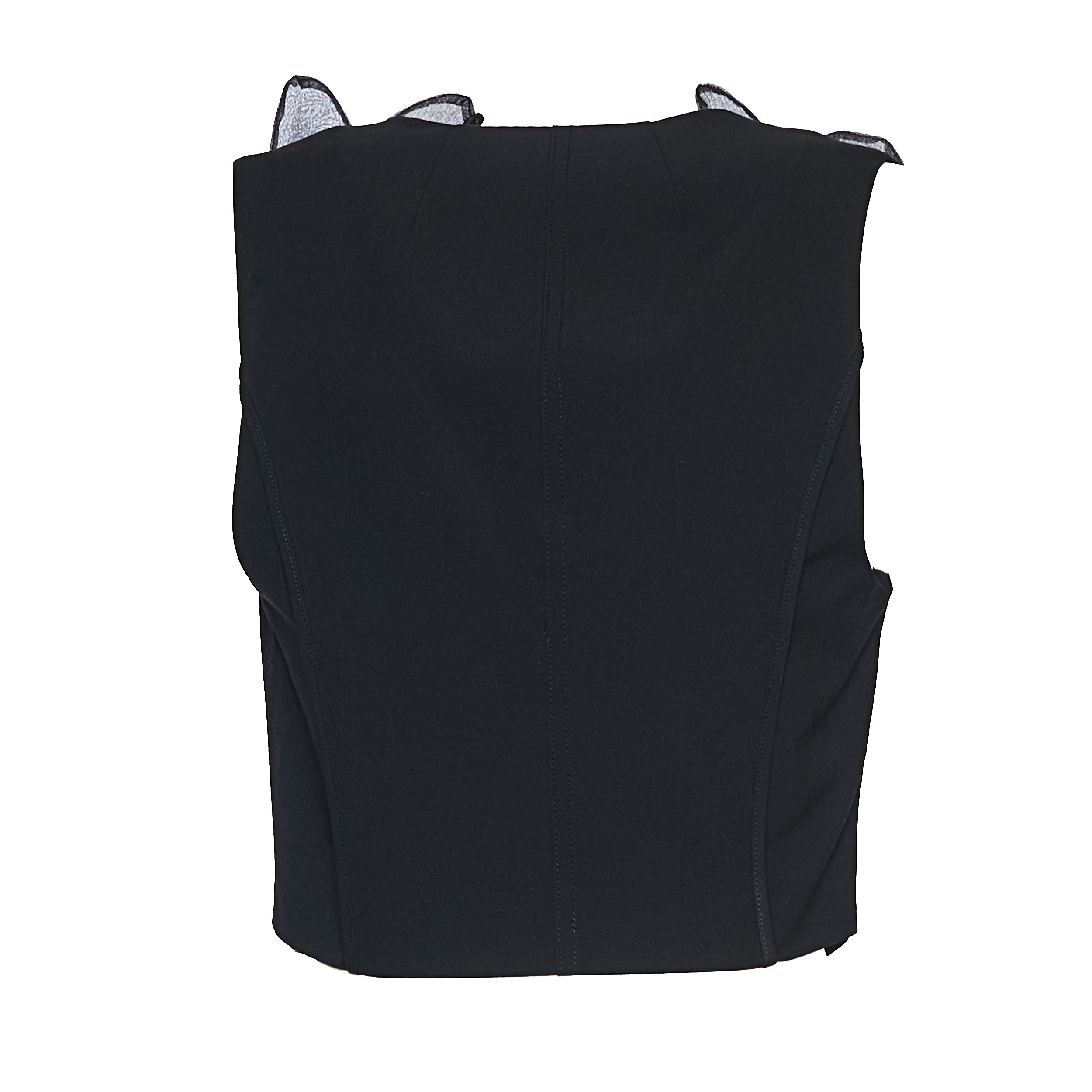 ROTATE Floral Appliqué Slim-Fit Gilet for Women