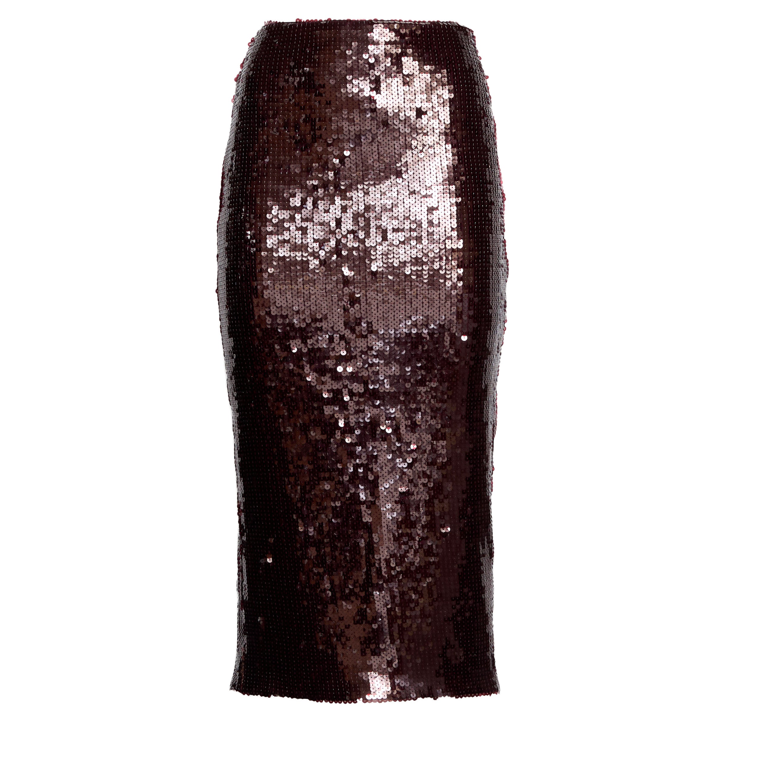 ROTATE Midi Pencil Skirt with Paillettes