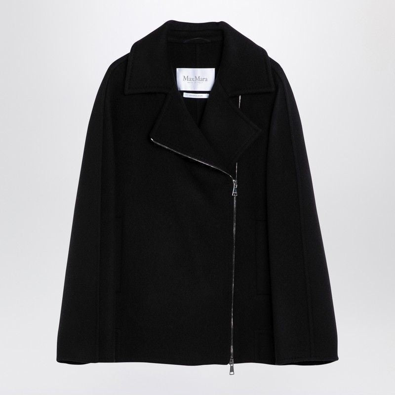 MAX MARA Oversized Virgin Wool Caban Jacket for Women