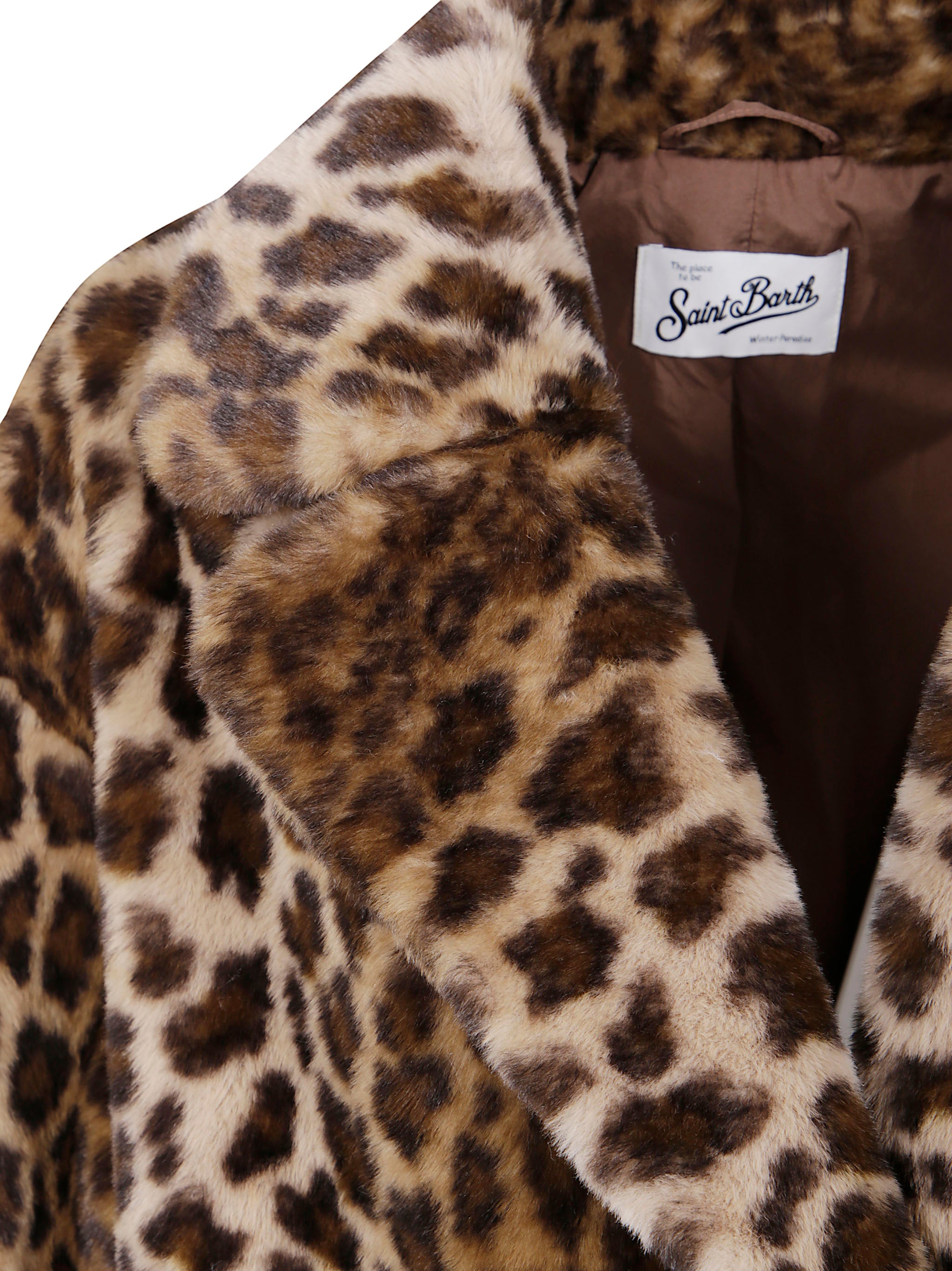 MC2 SAINT BARTH Luxurious Fur-Effect Jacket for Women