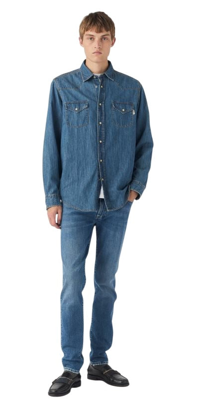 ROY ROGER'S Classic Slim Fit Denim Jeans for Men