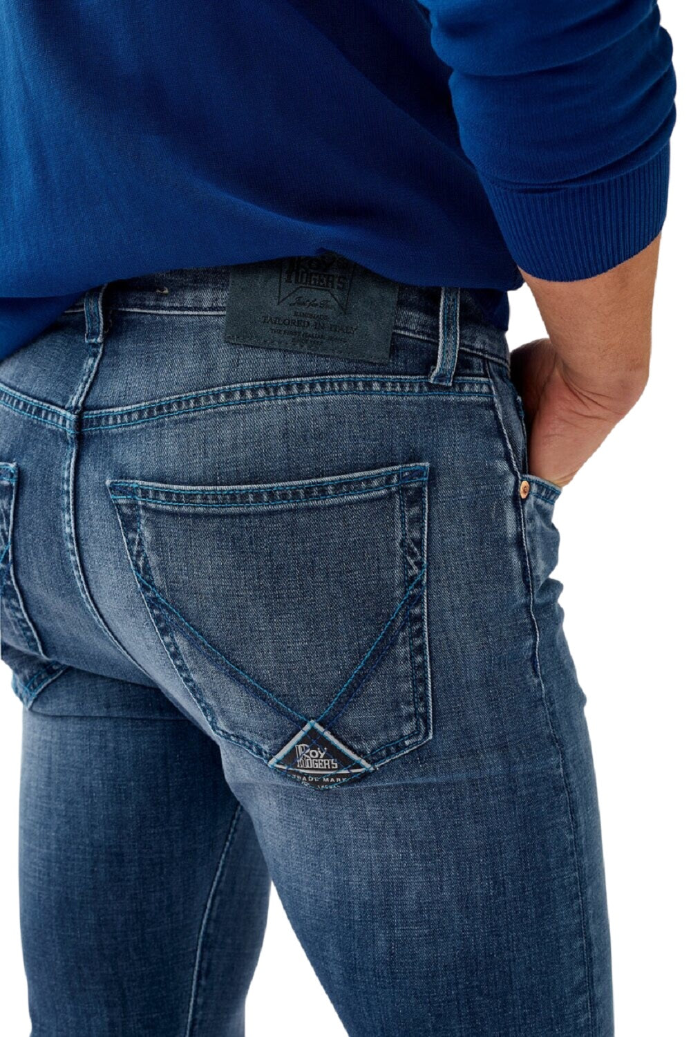 ROY ROGER'S Slim Fit Stretch Denim Jeans for Men