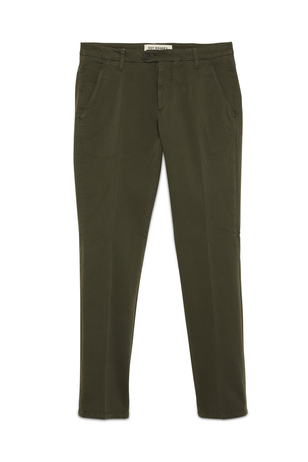 ROY ROGER'S Slim Fit Gabardine Trousers for Men - Fall Winter 2024/2025