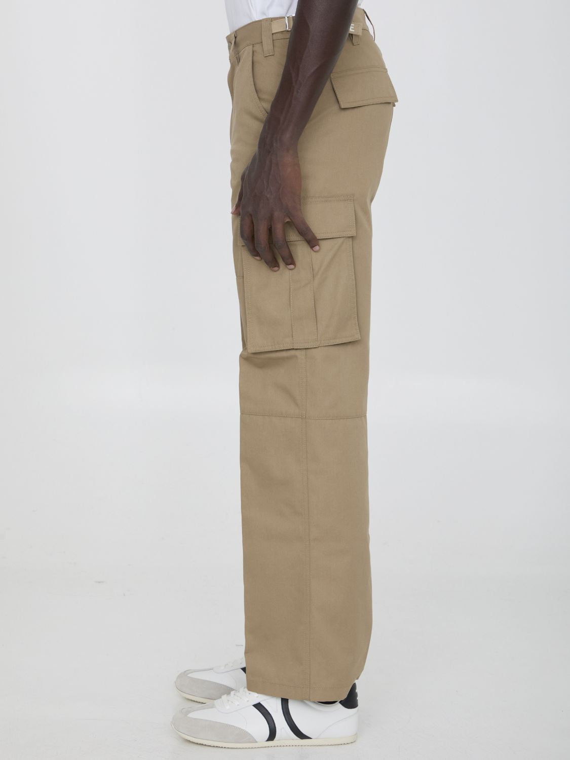 CELINE Cotton Blend Cargo Trousers for Men