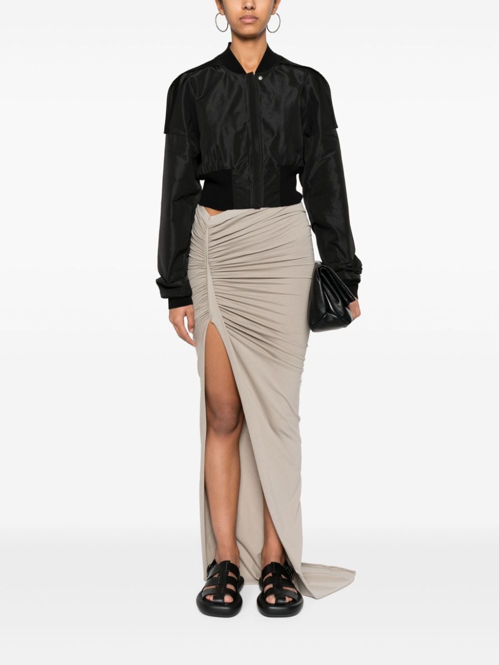 RICK OWENS Cropped Bomber Jacket for Women